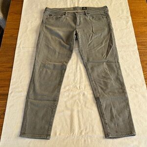 AG Adriano Goldschmied The Stevie Ankle 30R Gray